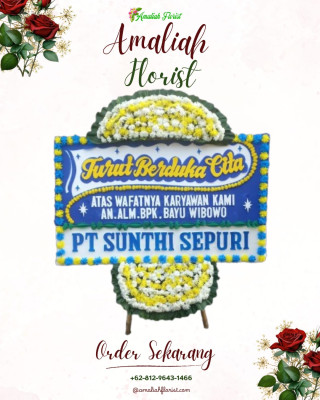 Papan Bunga Duka di Balige