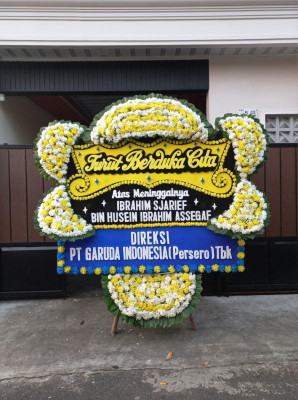 Papan Bunga Duka di Balige